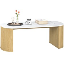 HOMCOM Table basse 110x50x40cm