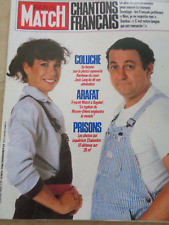 💥 Paris Match n° 1955 de 1986  Coluche -