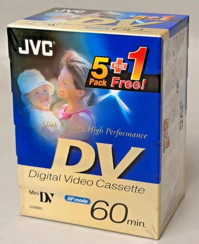Jvc dvm60me minidv tapes - jvc,