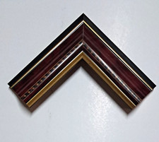 Cadre En Bois MOGANO Pour Photos Impressions Posters LARG CM 5,5 ALT CM 3 BAT.2