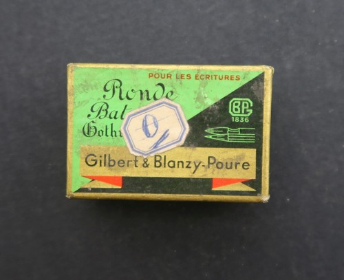 Boite plume blanzy - plume, poure