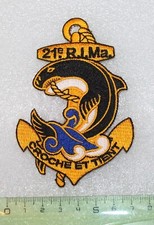 patch du 21 RIMA ,colonial ,RIC,TDM, insigne