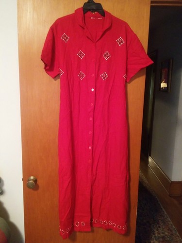 015 women vintage long red - 015,