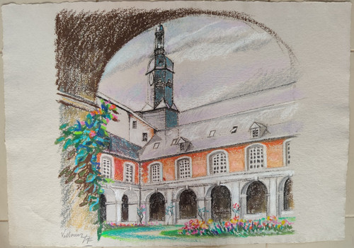 Abbaye valloires tableau - 2x,