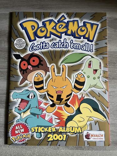 Album sticker pokemon merlin - album,