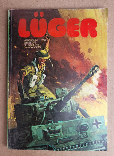 Lüger dans la - la, geule