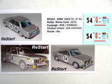 RS121 DECAL ReStart 1/43 BMW