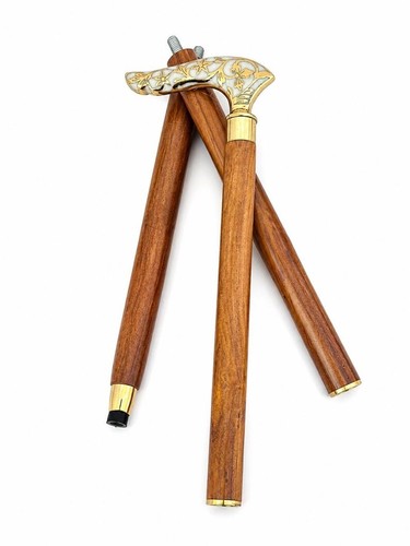 Canne marche bois - canne,