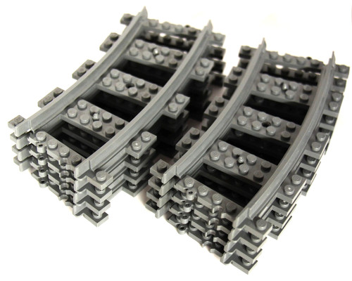 Lego train track - 8, plastic