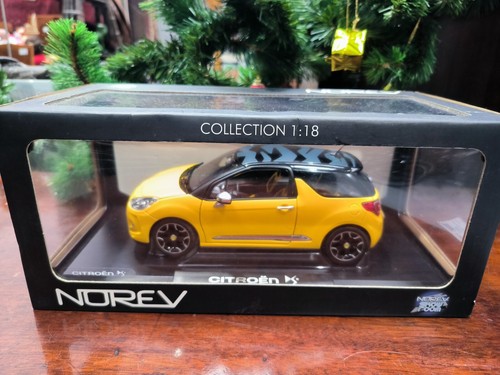 Norev citroen ds3 jaune - 1/18,
