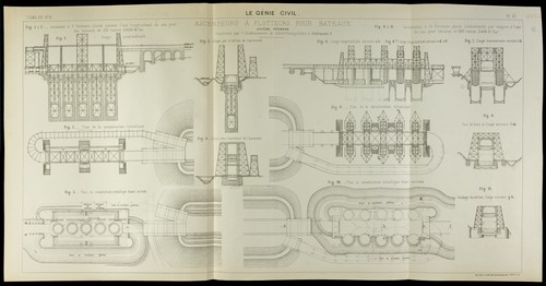 1892 plan ancien ascenseurs - plan,
