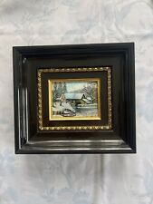 Cadre Émaux De Limoges Signé P Bonnet