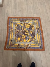 FOULARD HERMES LE SONGE DE LA LICORNE CARRE 90 EN SOIE MULTICOLORE SILK SCARF