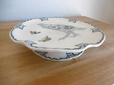 PRESENTOIR FAIENCE CREIL MONTEREAU XIX ème SERVICE SILHOUETTES Lot 2..