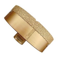 Forets Diamant 125mm Brasé Sous Vide et Trépans avec Filetage M14 pour Perçag...