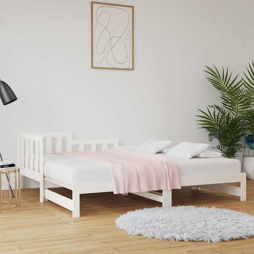 Lit coulissant blanc - lit,