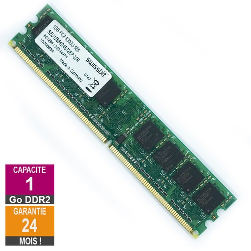 Barrette mémoire 1go ram ddr2 - barrette,