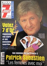 TELE 7 JOURS 2156  PATRICK  SEBASTIEN ALAIN DELON ROMY SCHNEIDER