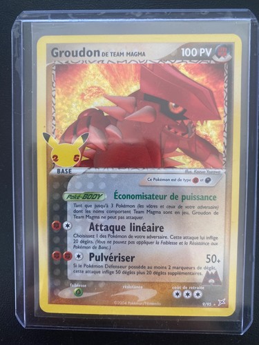 Carte pokémon groudon de - pokémon,