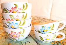 4 grands bols + 2 petits avec