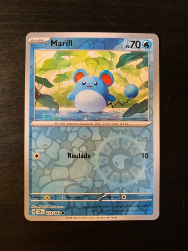 Carte pokémon reverse marill - carte,