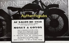 PUBLICITE MONET & GOYON MOTO