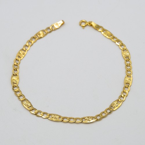 Bracelet homme tricoté - , or