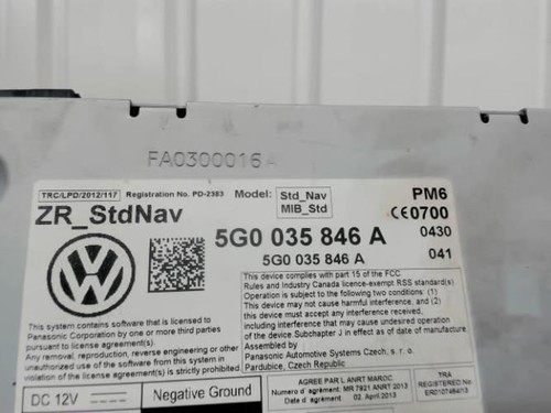 Autoradio origine volkswagen - autoradio,
