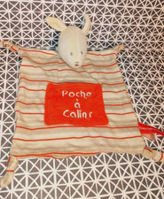 Doudou plat kangourou souris