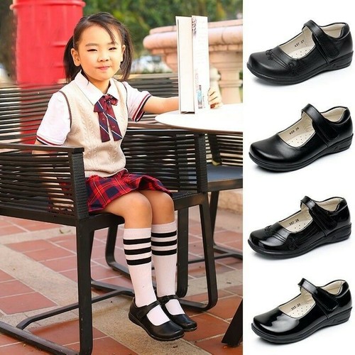 Chaussures filles noir - noir, cuir