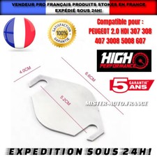 Plaque Obturation Suppression Vanne EGR Bouchon Peugeot 2.0 HDI 307 308 407 3008