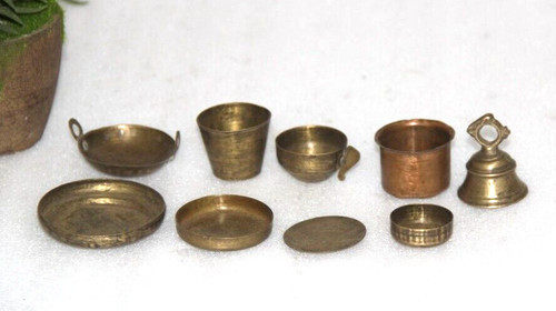 Vintage laiton 9pc - vintage,