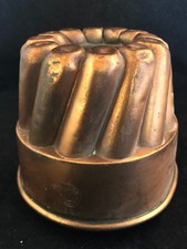 Moule à Gateau en Cuivre Antique Cake Pan Copper Patisserie TROTTIER 14