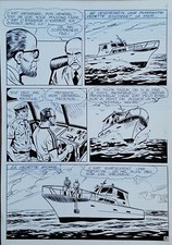 ANTARES MAGNIFIQUE PLANCHE ORIGINALE F DESSINS DE JUAN ESCANDEL PAGE 8