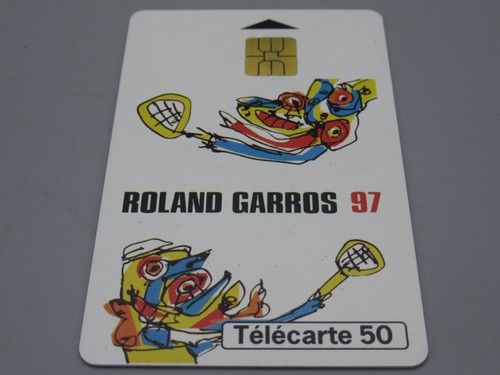 Télécarte roland garros - télécarte, 50
