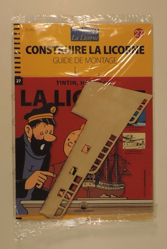 Tintin construire licorne - tintin, la
