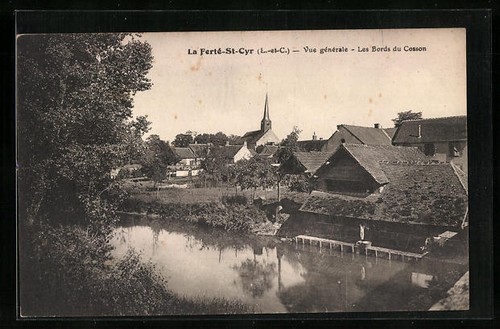 Cpa ferte cyr vue - la, ferte-st-cyr,