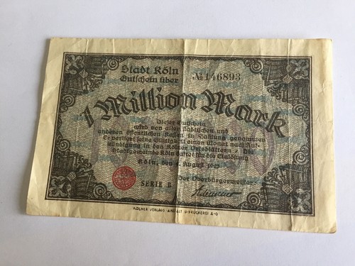Billet allemagne million - billet, 1