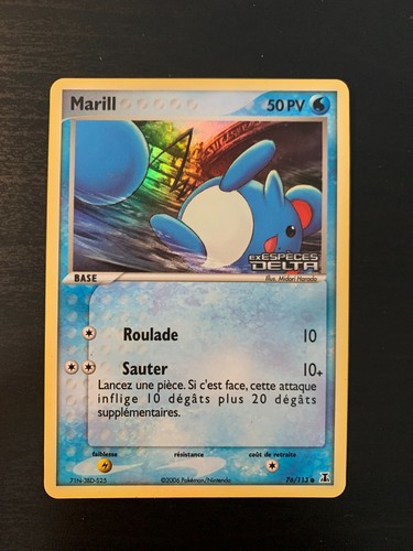 Carte pokémon marill 76 113 - carte, :