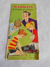 Marklin Leaflet 1962/63 French edition 160 20-ON 07 62th model railways