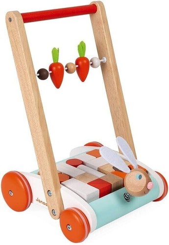 Janod chariot blocs bois - à, en