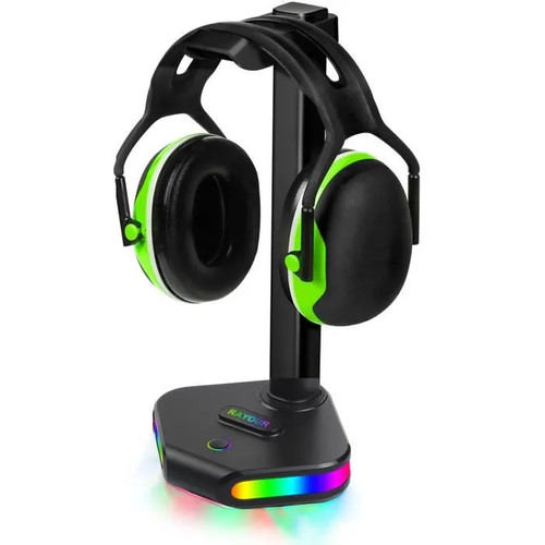 Support casque gamer avec led - gamer,