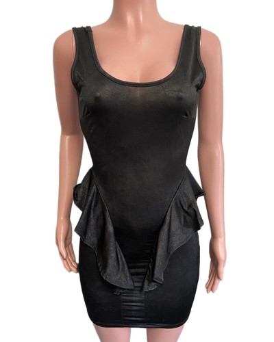 Y2k black minimalist open - y2k,