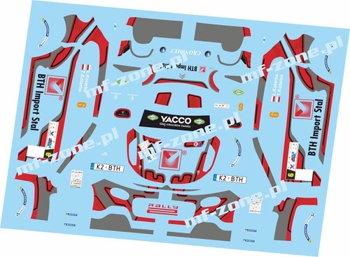 Decals citroen c3 - 1/43,