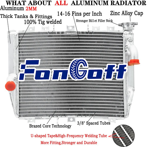 Aluminum radiateur pour - aluminum,