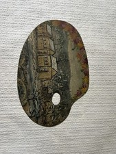 Peinture Sur Bois de poilu travail de tranchée Artisanat 14 18  ww1