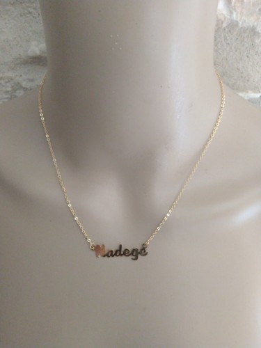 Collier ras cou prénom - ras,