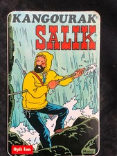 Tintin : autocollant publicitaire Tintin pour Kangourak Salik 1972- signé Hergé