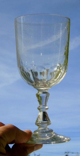 Verre eau taillé - à,
