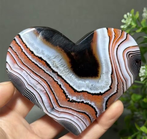 Cristal cœur en agate - cristal,